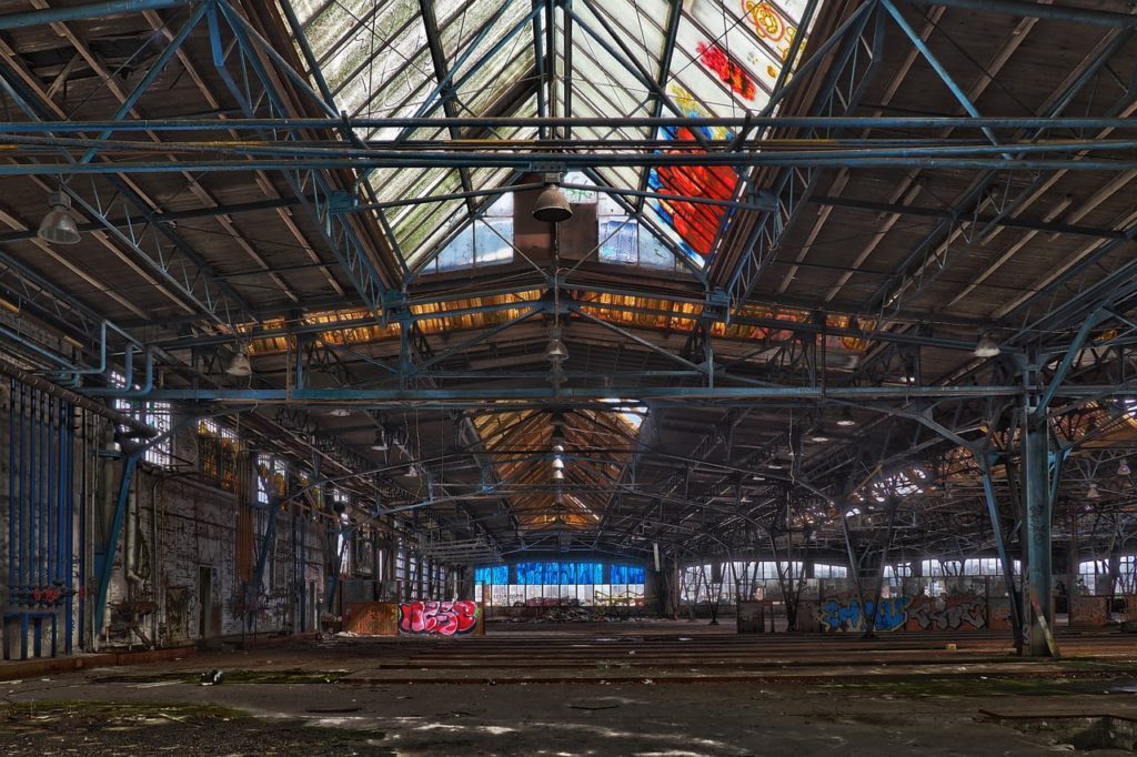 hangar de chantier