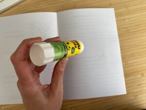 colle le recto et le verso